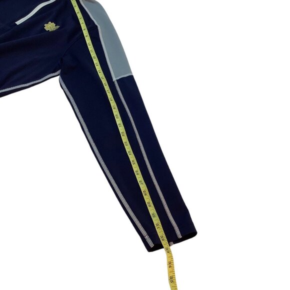 Under Armour Notre Dame Fighting Irish 1/4 Zip Blue Mock-Neck Mens Size M - Picture 8 of 10